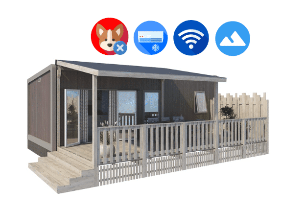 Mobil-home Grand Confort climatisé 3 chambres